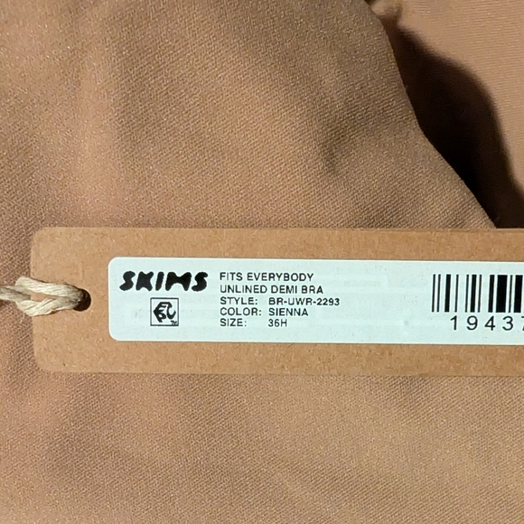 SKIMS Underwire Bra BR-UWR-2293) NWT 36H - Picture 3 of 4